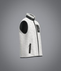 Sherpa sans manches Ecru