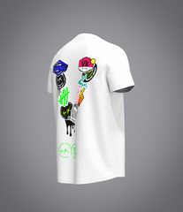 Tee-Shirt Stick The World Blanc