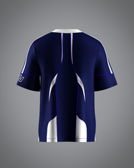 VRUNK X UNKNOWN - FOOTBALL TEE BLUE